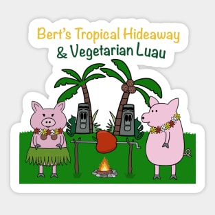 Piggy Luau Sticker